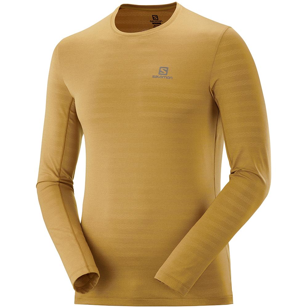 Tops Salomon Hombre Marrones - Salomon Argentina XA LS M,359147-XMQ